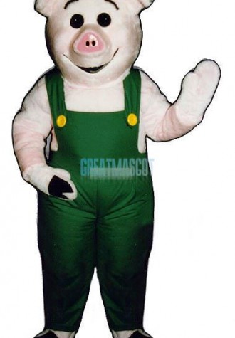 Farmer Piglett Lightweight Mascot Costume