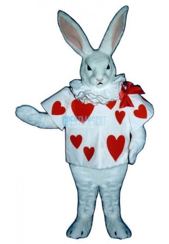 White Rabbit w-outfit Lightweight Mascot Costume