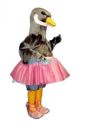 Goose w-Tutu & Ballet Shoes Lightweight Mascot Costume