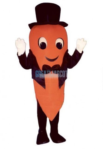 Carrot w-Tail Coat & Hat Lightweight Mascot Costume