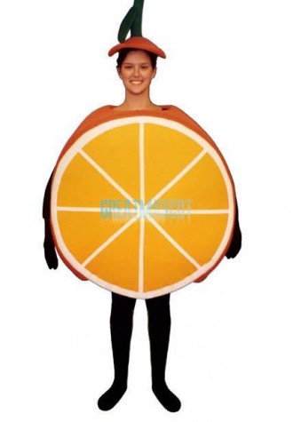 Sliced Orange Lightweight Mascot Costume