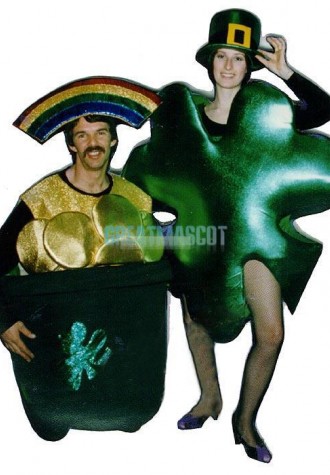 Pot O-Gold Lightweight Mascot Costume
