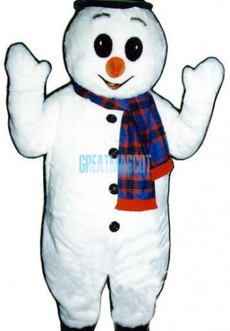 Extra Round Snowman Lightweight Mascot Costume