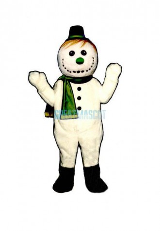 Flakey Snowmanw-Hat& Scarf Lightweight Mascot Costume