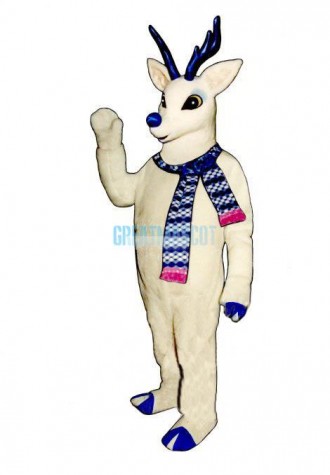 Snow Deer w-Scarf Lightweight Mascot Costume