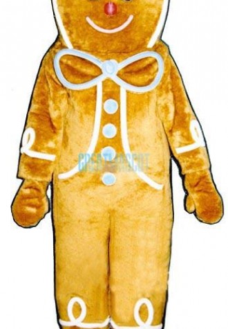 Gingerbread Boy Lightweight Mascot Costume
