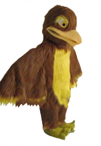 Hot Sale Adult Brown & Yellow Eagle Mascot Costume