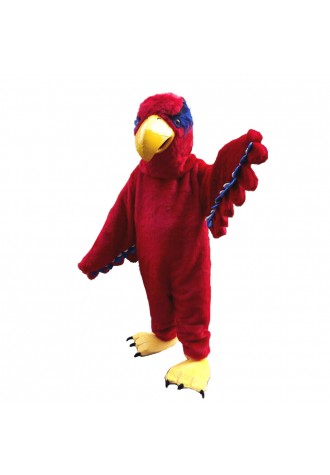 Top Quality Adult Cartoon Red Eagle Mascot Costume