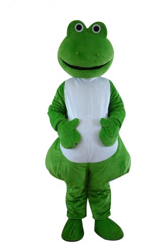 Free Shipping Cartoon Plush Frog Mascot Costume