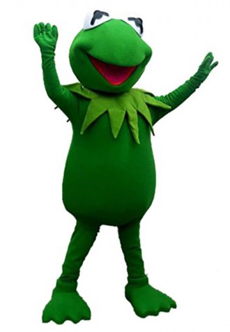 Free Shipping Happy Smiling Frog Mascot Costume