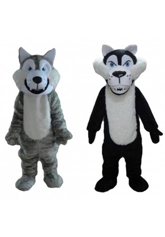 Professional Adult Grey Wolf Mascot Costume For Carnival