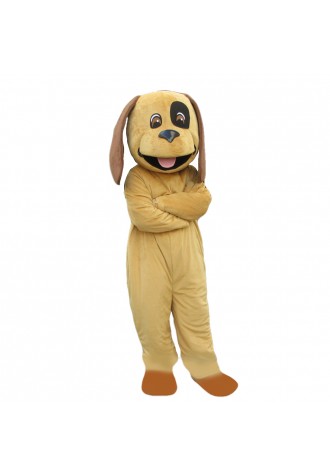 So Cute Cartoon Long Ears Brown Dog Mascot Costume