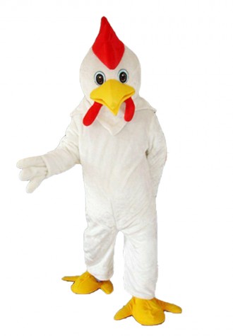 Adult Size Colorful Chicken Mascot Costume For Party