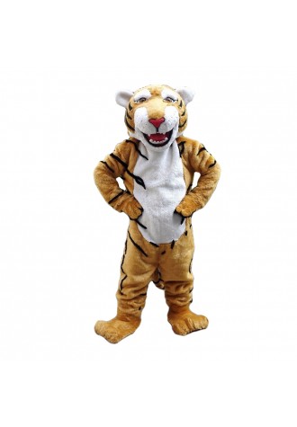 Top Sale Fancy Tiger With Smiling Face Mascot Costume