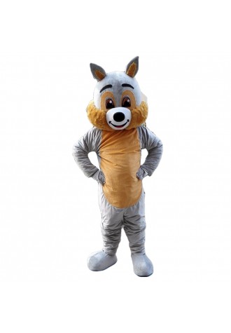 New Arrival Adorable Grey & Brown Squirrel Mascot Costume