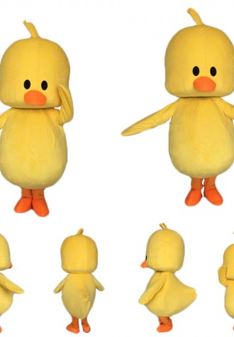 Free Shipping Cute Cartoon Duck Mascot Costume For Party Game