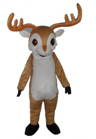 Lovely Cartoon Plush Moose Mascot Costume