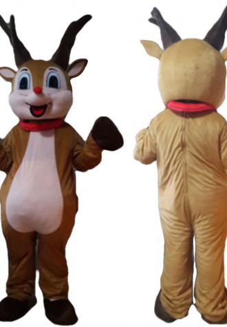 Adult Size Funny Reindeer Mascot Costume