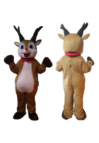 Adult Size Funny Reindeer Mascot Costume