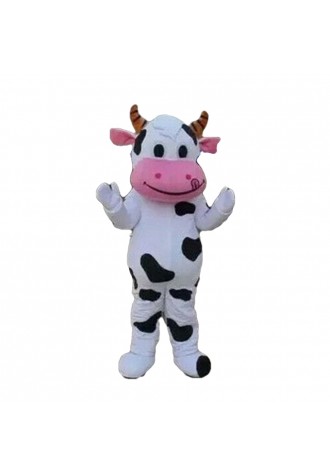 Classic Friendly Cow Mascot Costume