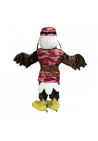 Professional Quality Pilot Eagle Mascot Costume