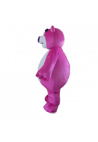 Honest Rose Red Bear Mascot Costume