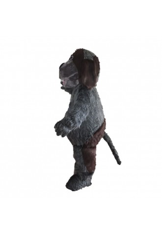 Loyal Brown & Grey Dog Mascot Costume