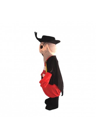 One-eyed Old Pirate Mascot Costume