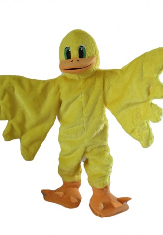 Cartoon Yellow Duck Mascot Costume For Adult