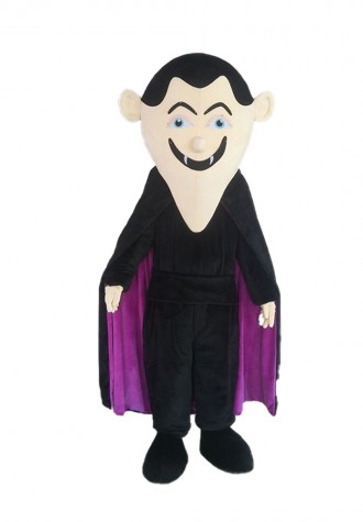 Evil Old Witch With Cloak Mascot Costume