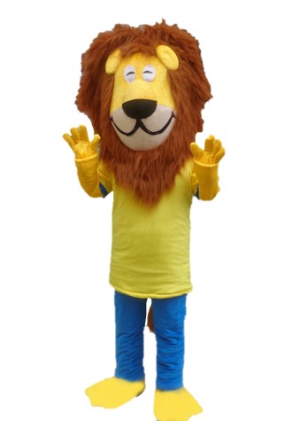 New Kind Friendly Smiling Lion Mascot Costume