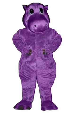 New Interesting Cartoon Purple Hippo Mascot Costume