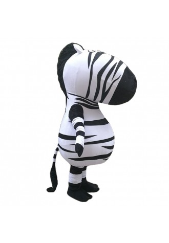 Funny Interesting Cartoon Big Head Zebra Mascot Costume