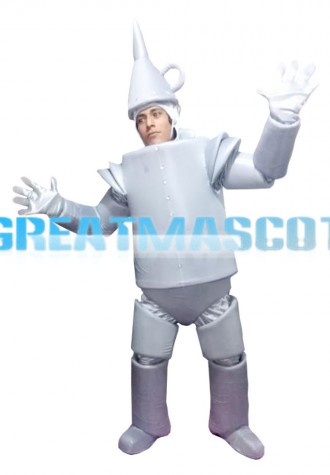 For Theme Event Strange Tin Robot Mascot Costume