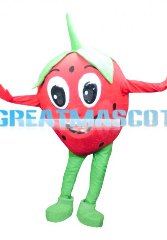 Lovely Big Eyes Strawberry Baby Mascot Costume