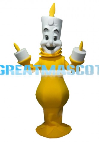 For Activity Cartoon Candle On Candlestick Mascot Costume