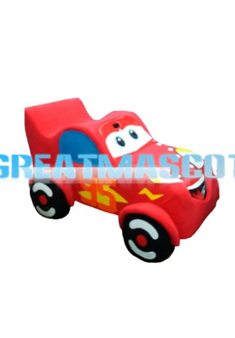 Interesting Cartoon Red Car Mascot Costume