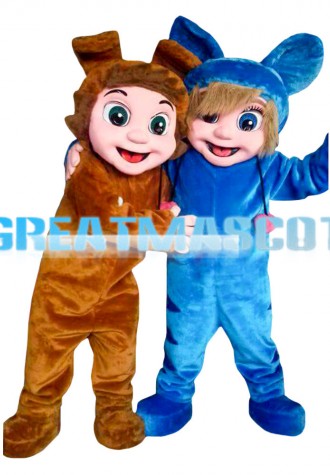 Likable Playing Little Boys Mascot Costume