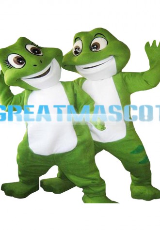 Large Cute Frog Brothers Mascot Costume