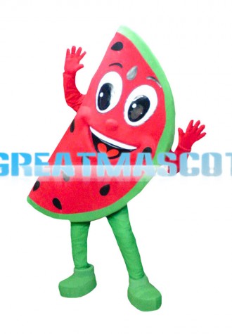 Cartoon Cute Slice Watermelon Mascot Costume