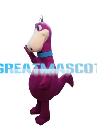 Fancy Purple Duck Mascot Costume