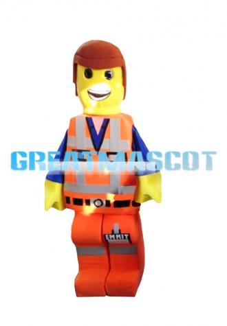 Great Kind Uncle Fireman Mascot Costume
