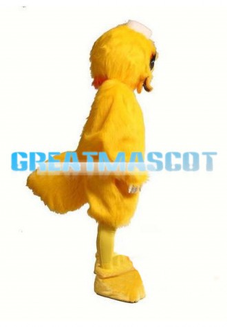 Basic Furry Yellow Duck Mascot Costume