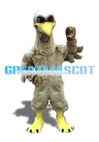 Long Fur Vicious Vulture Mascot Costume