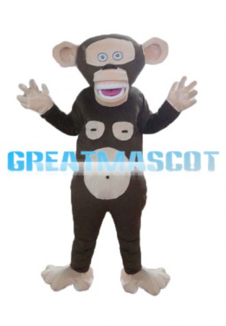 Funny Interesting Cartoon Monkey Mascot Costume