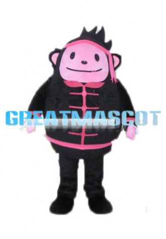Strong Fat Black Monkey Mascot Costume