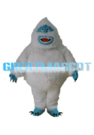 White Fur Ape Monkey Mascot Costume