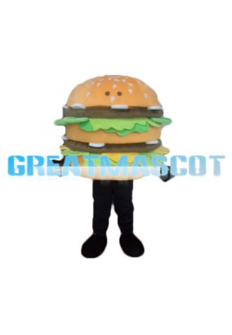Delicious Double Beef Burger Mascot Costume
