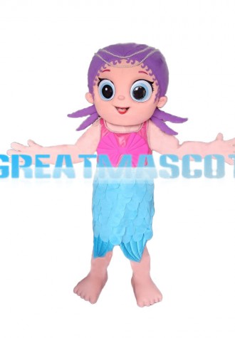 Beautiful Mermaid Princess Mascot Costume
