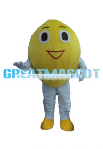 Sour Yellow Lemon Mascot Costume